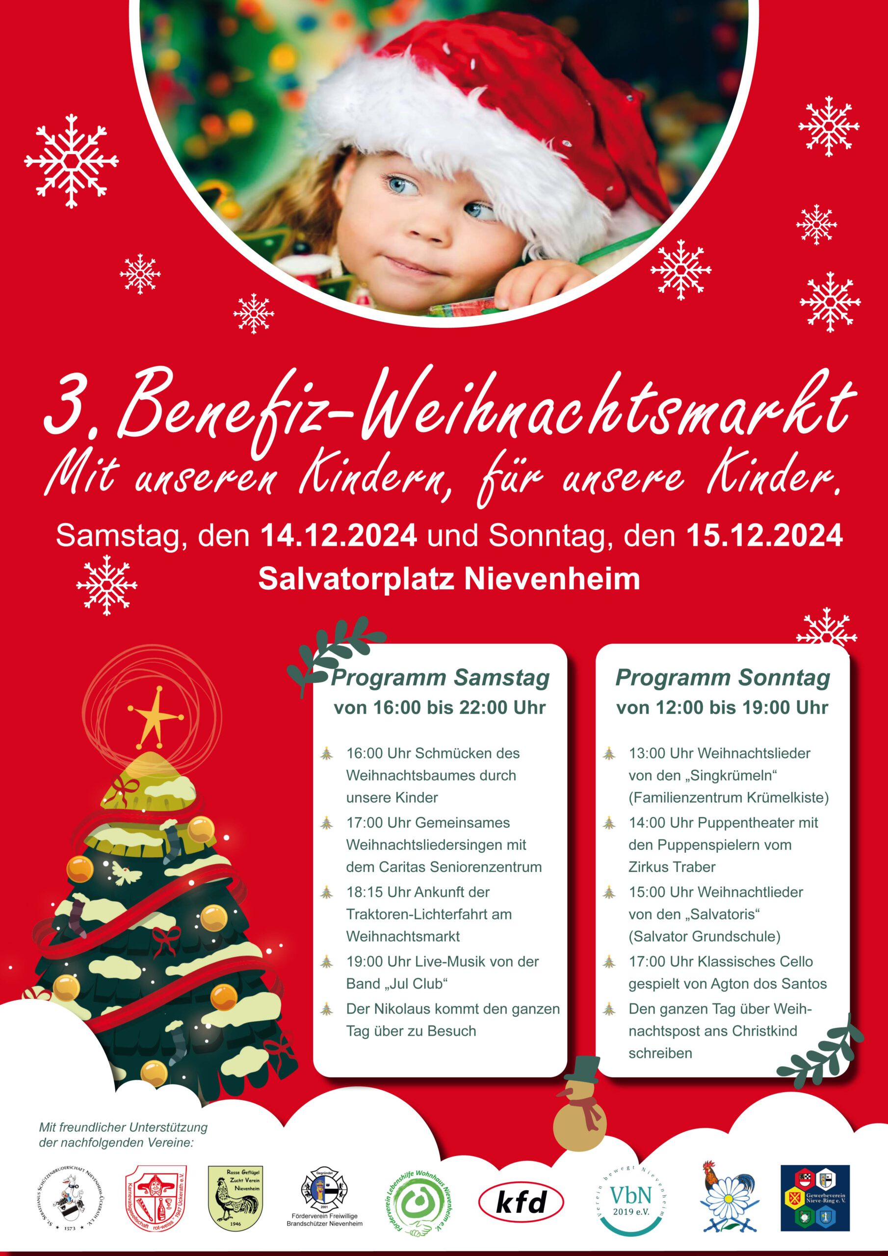Mehr über den Artikel erfahren 3. Benefiz-Weihnachtsmarkt